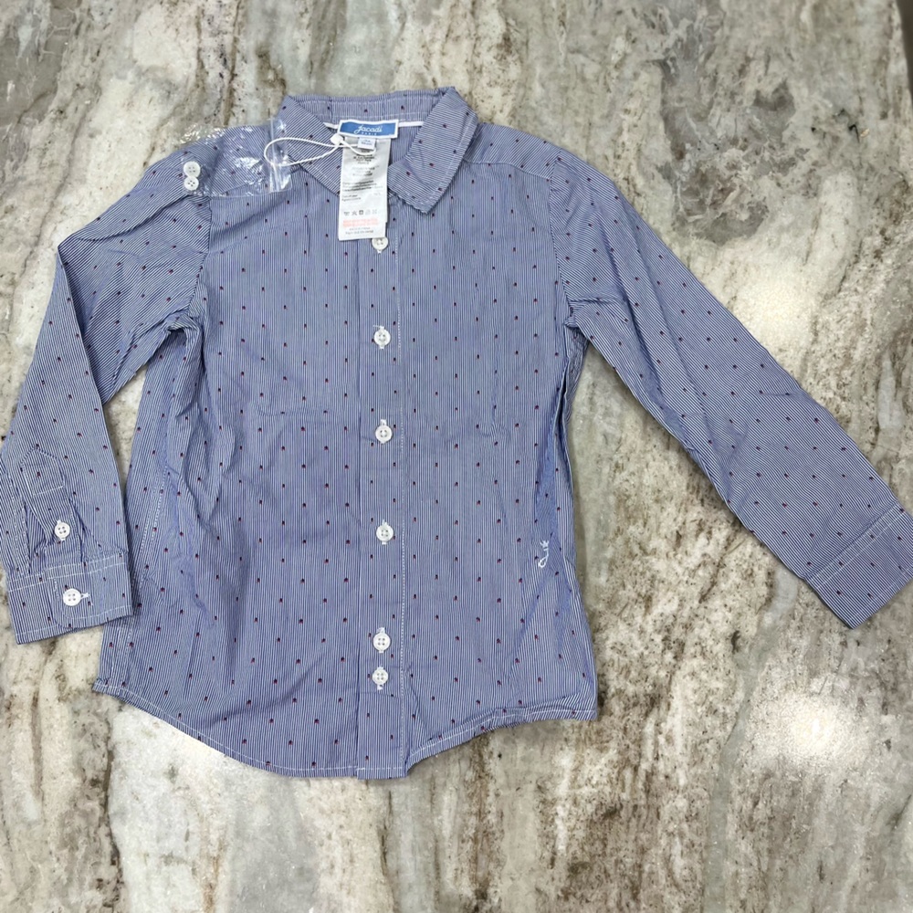 Jacadi Paris button down 3a 96cm NWT